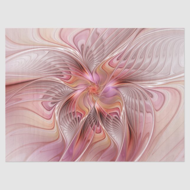 Abstract Butterfly Colorful Fantasy Fractal Art Tissue Paper (Front)