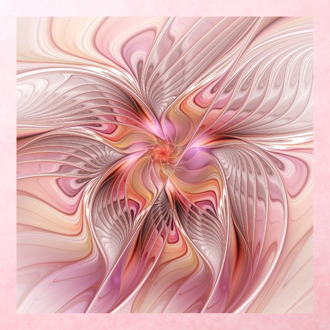 Abstract Butterfly Colorful Fantasy Fractal Art Wall Decal (Insitu 3)