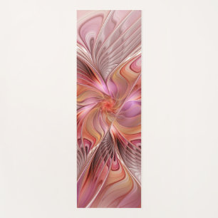 Abstract Butterfly Colorful Fantasy Fractal Art Yoga Mat