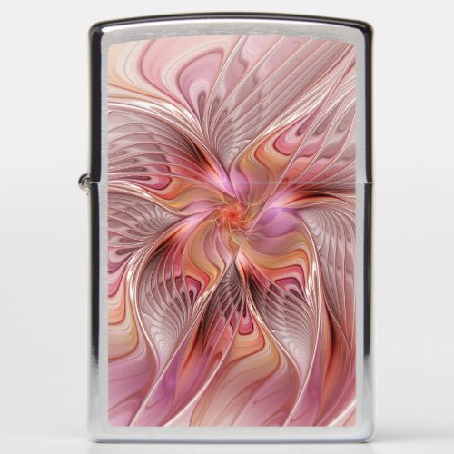 Abstract Butterfly Colorful Fantasy Fractal Art Zippo Lighter