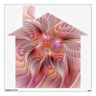 Abstract Butterfly Colorful Fantasy Fractal Home Wall Decal