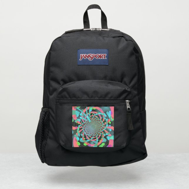 Abstract Butterfly Design JanSport Backpack (Front)