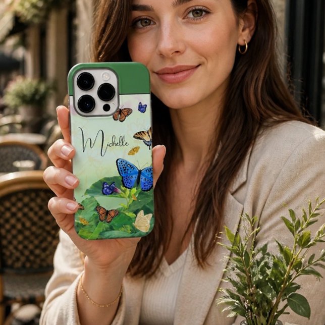 Abstract Butterfly Fields Personalized Case-Mate iPhone Case (Creator Uploaded)