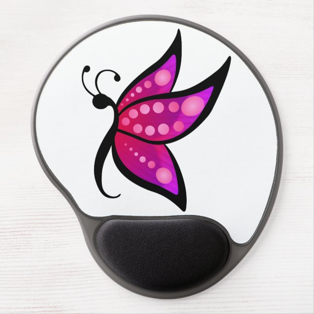 Abstract Butterfly Gel Mouse Pad (Front)