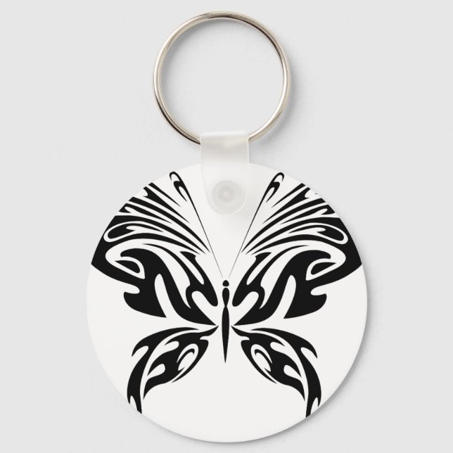 Abstract Butterfly Keychain (Front)