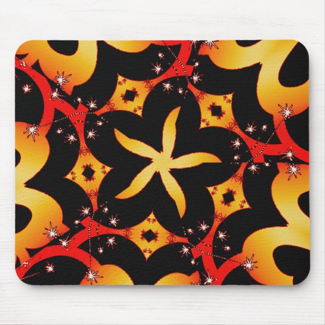 Abstract Butterfly Mouse Pad (Front)