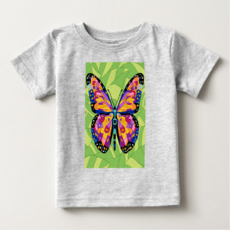 Abstract butterfly painting baby T-Shirt