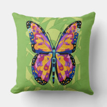 Abstract butterfly painting