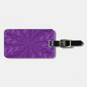 Abstract Butterfly Raspberry Purple LUGGAGE TAG