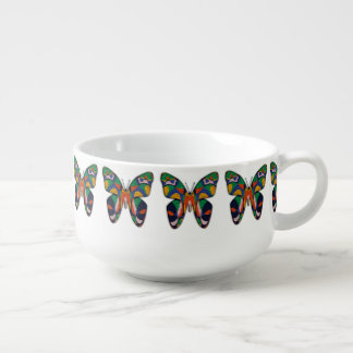 Abstract Butterfly Soup Mug