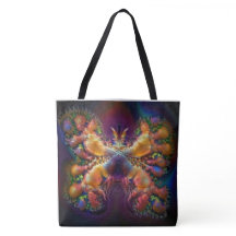 Abstract butterfly Tote