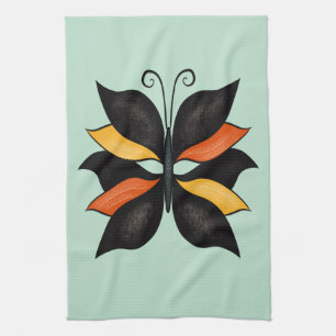 Abstract Butterfly Weird Beautiful Insect Kitchen Towel