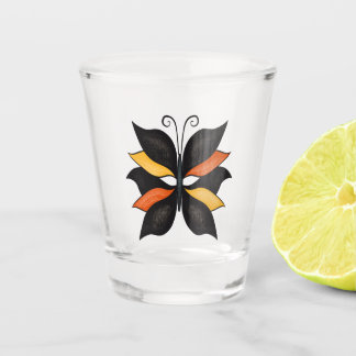 Abstract Butterfly Weird Beautiful Insect Shot Glass