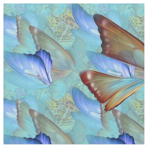 Abstract Butterfly Wings Fabric