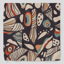 Abstract butterfly wings inspired boho pattern  bandana