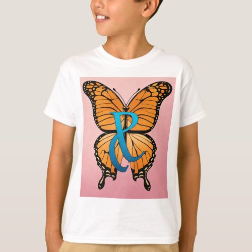 Abstract Butterfly Wings T_Shirt Design