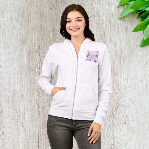 Abstract Butterfly Womens Full_Zip Hoodie