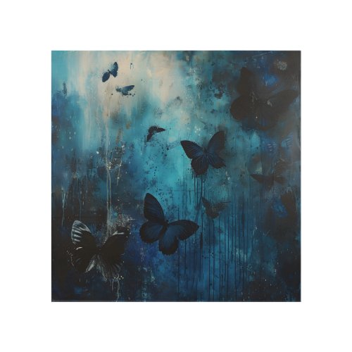 Abstract Butterfly Wood Wall Art