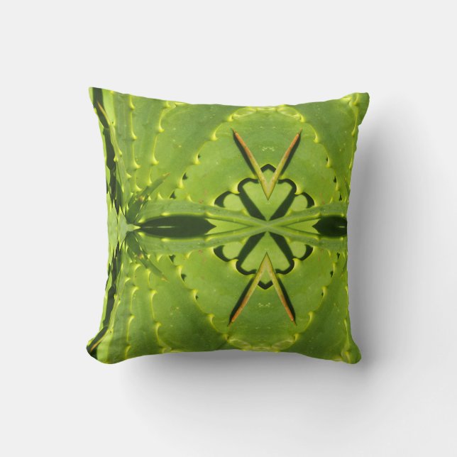 Abstract Cactus Cushion (Front)