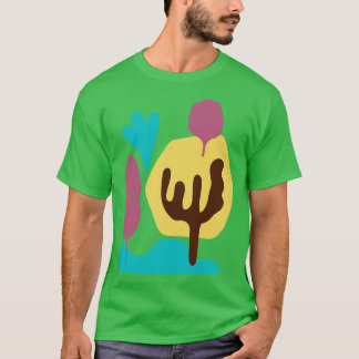 Abstract Cactus Shapes T-Shirt