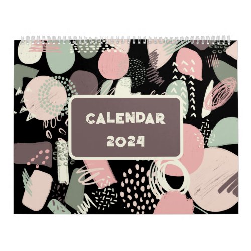 Abstract Calendar 2024
