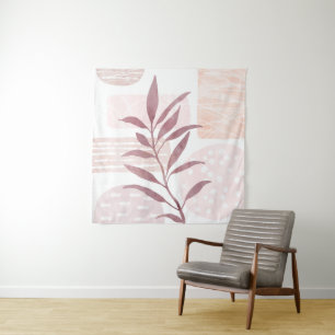 Abstract Calming Watercolor Shapes Tapestry