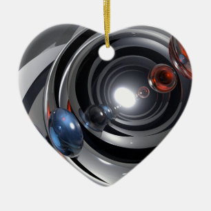 Abstract Camera Lens Ceramic Ornament