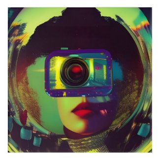 Abstract Camera Woman Sci-fi