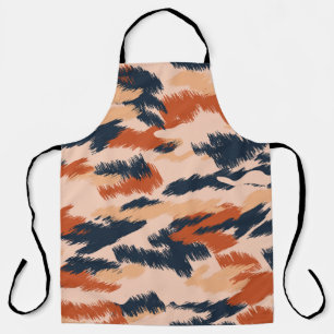Abstract camouflage pattern. Seamless vintage wall Apron