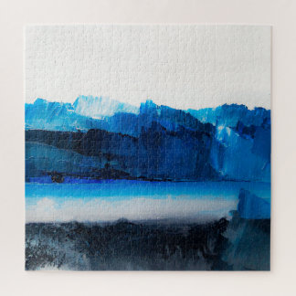 Abstract Canvas: Modern Art Texture. Jigsaw Puzzle