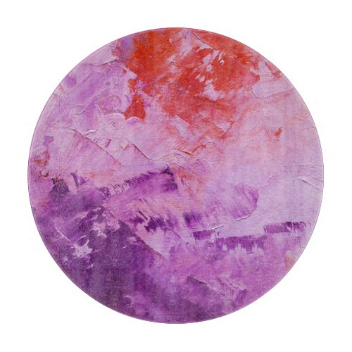Abstract Canvas Oil Paint Texture Cutting Board