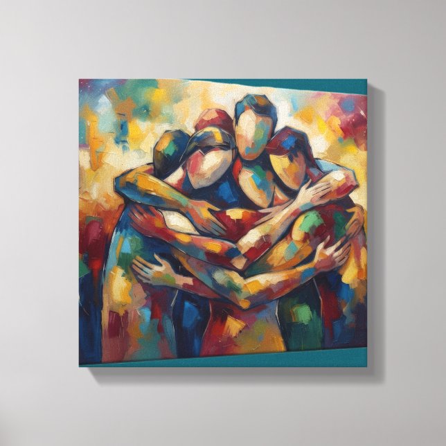 Abstract Canvas Print (Front)
