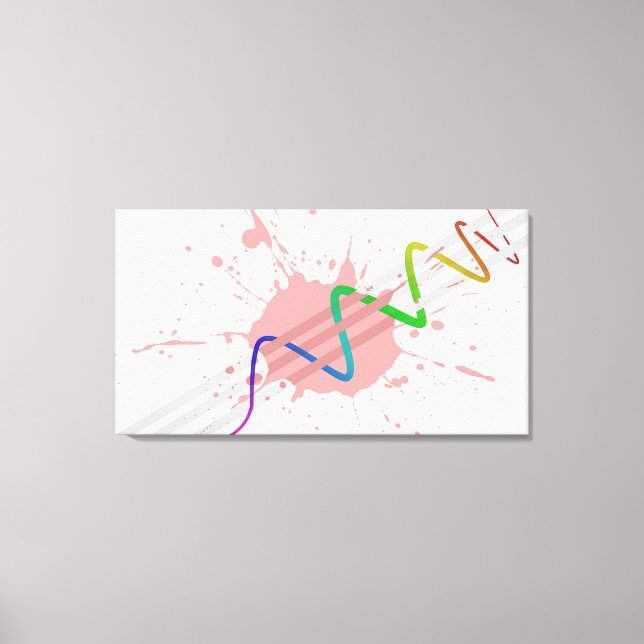 Abstract Canvas Print (Front)
