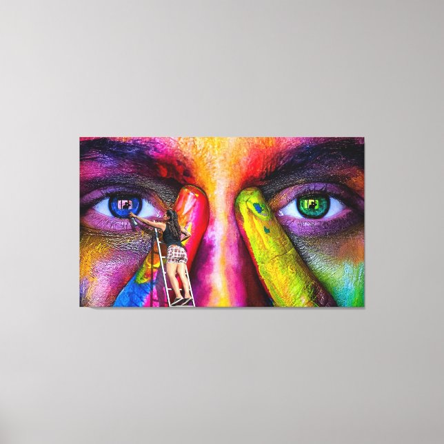 Abstract Canvas Print (Front)