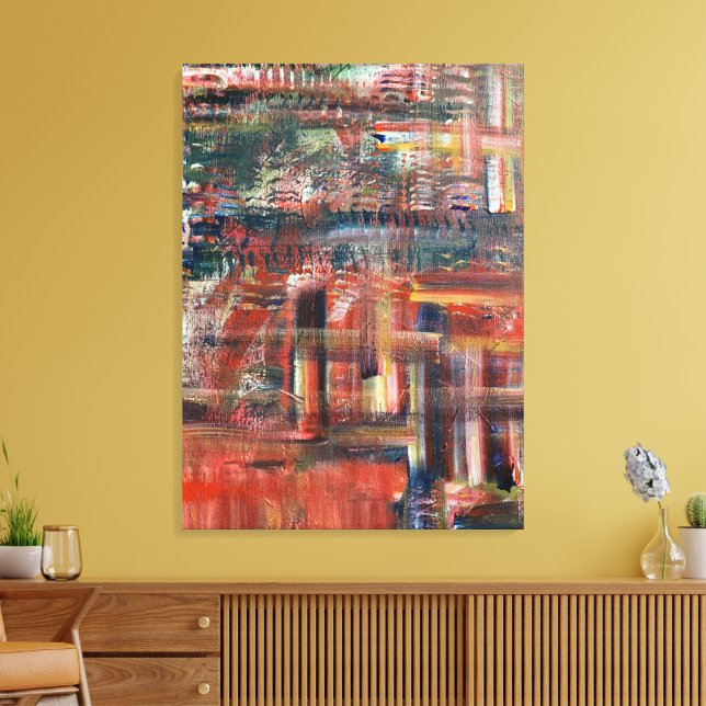 Abstract Canvas Wall Art (Insitu(LivingRoom))