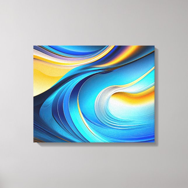 Abstract Canvas Wall Art (Front)