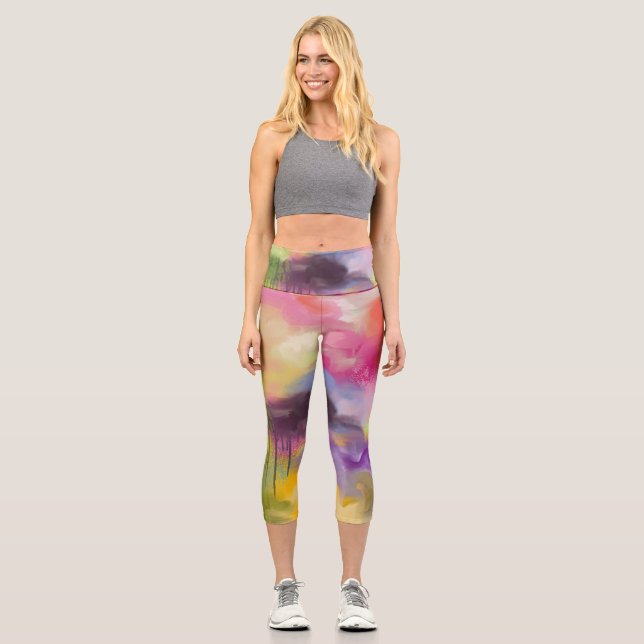 Abstract Capris (Front)