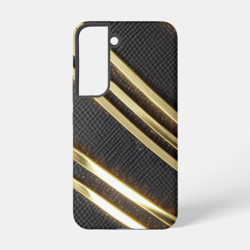 Abstract Carbon and Gold Phone cover