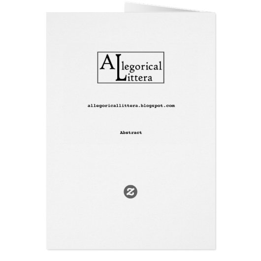 Abstract, Card (Back)