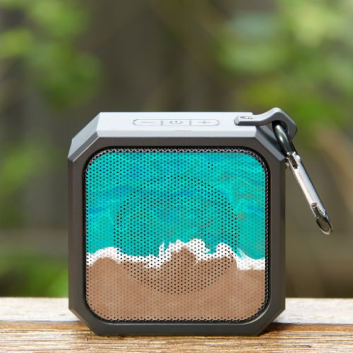 Abstract Caribbean Turquoise Shores of Paradise Bluetooth Speaker