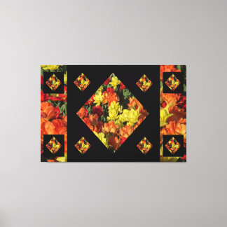 Abstract Carnation Canvas Print (60 X 40)