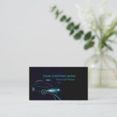Abstract Cars Business  Business Card (Standing Front)