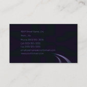 Abstract Cars Business  Business Card (Back)