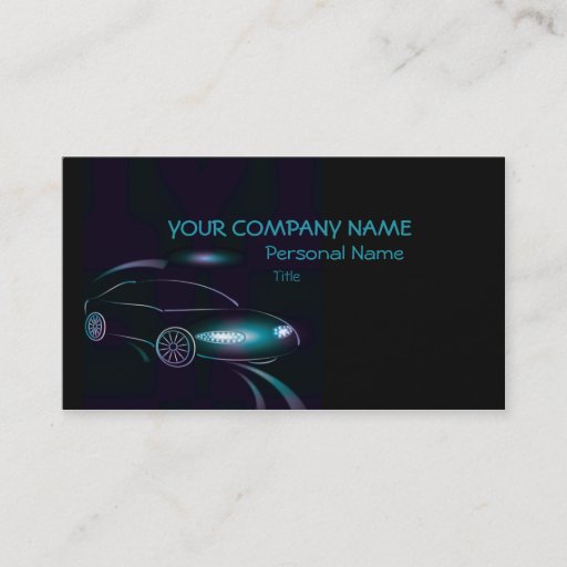 Customizable Abstract Cars Business  Business Card