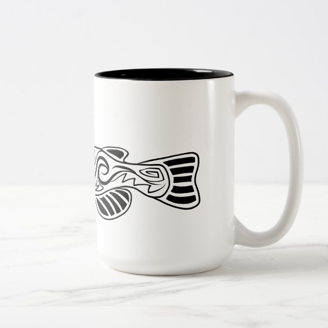 Abstract Catfish Mug (Right)