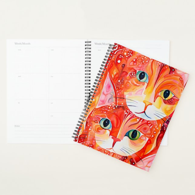 Abstract Cats Planner (Display)