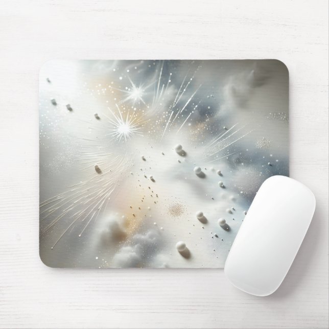 Abstract Celestial Explosion Mouse Pad (With Mouse)
