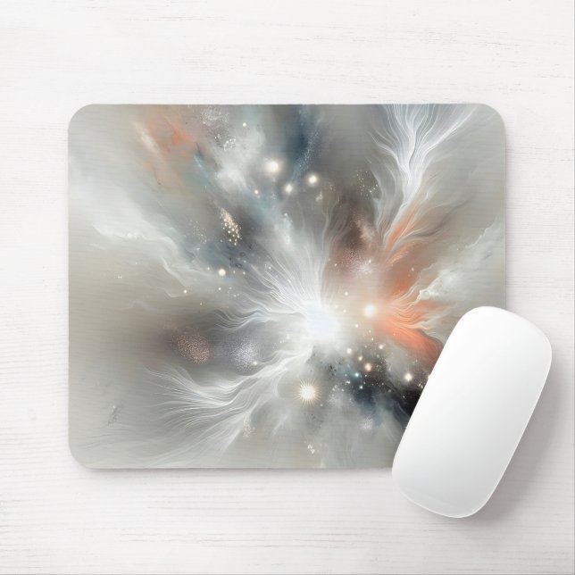 Abstract Celestial Nebula Mouse Pad (With Mouse)