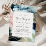 Abstract Celestial Watercolor The Wedding Of Invitation