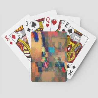 abstract cell poker cards